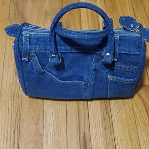 Classic Blue Denim Handbag